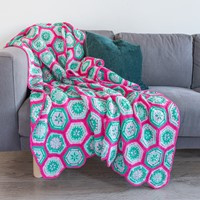 Yarn and Colors | Haakpakket | Flower Hexagon Blanket
