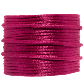 Satijnkoord fuchsia roze | 2 mm | 5 meter