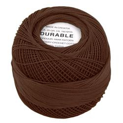 Durable Borduur- haakkatoen Dark Brown 1012