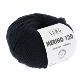 Lang Yarns Merino 120 | 34.0025 | Night blue