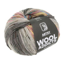 WOOLADDICTS Artsy | 1140.0001 | Grey/rose