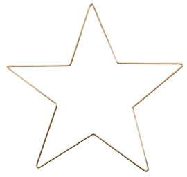 Metalen ster | 30 cm | Goud