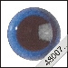 Veiligheidsoogjes | Rond | Blauw transparant | 5 paar | 6 mm