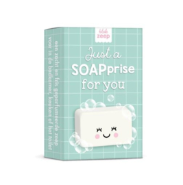 Blokje zeep | Studio Schatkist | Just a SOAPprise for you | Mintgroen