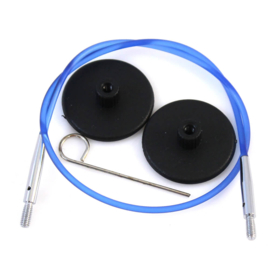 KnitPro Kabel voor verwisselbare punten | blauw | 50 cm