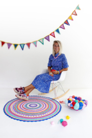 Studio Hip en Stip | Haakpakket vloerkleed Go with the crochet flow