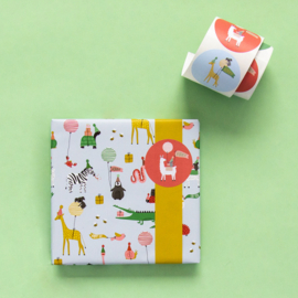 Cadeauzakjes Party animals | 5 stuks | L