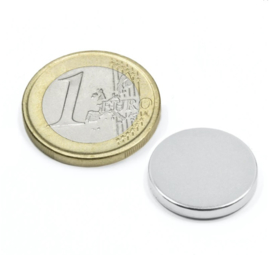 Schijfmagneet 18 x 3 mm