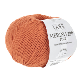 Lang Yarns Merino 200 BEBE | 71.0359 | Orange
