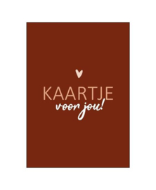 Wenskaart | Kaartje voor jou!