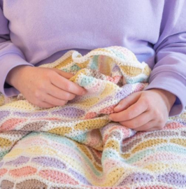 Yarn and Colors | Haakpakket | Stripy Waves Blanket