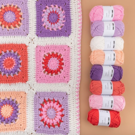 Yarn and Colors | Haakpakket | Blossom Baby Blanket