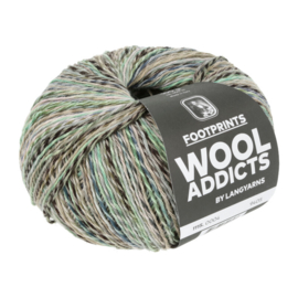 WOOLADDICTS Footprint | 1115.0004 | Turquoise/brown/blue
