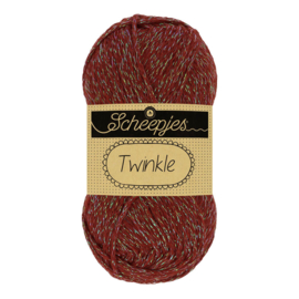 Scheepjes Twinkle 906 Bruin/Rood