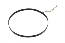 Metalen ring | 35 cm | Zwart met ophangoogje | Plat model