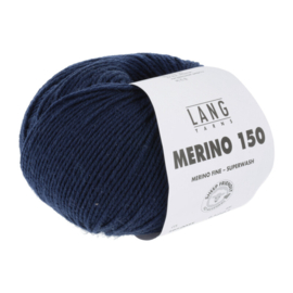 Lang Yarns Merino 150 | 197.0035 | Blue marine
