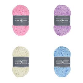 Durable | Haakpakket | Happy Unicorn Stripes Deken