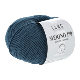 Lang Yarns Merino 150 | 197.0133 | Steel blue