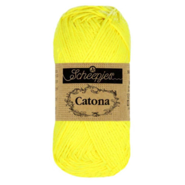 Scheepjes Catona 50 gram 601 Neon yellow