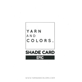 Yarn and Colors Shadecard | Epic