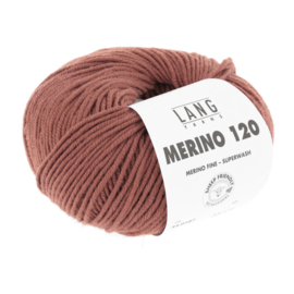 Lang Yarns Merino 120 | 34.0187 | Dark brick