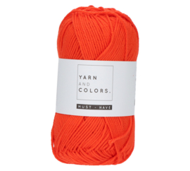 Yarn and Colors Must-have 022 Fiery-orange