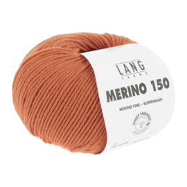 Lang Yarns Merino 150 | 197.0159 | Tangarine