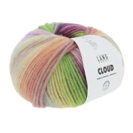 Lang Yarns Cloud | 1077.0009 | Purple/green/blue