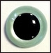 Veiligheidsoogjes | Rond | Blauw/groen pearl | 5 paar | 6 mm