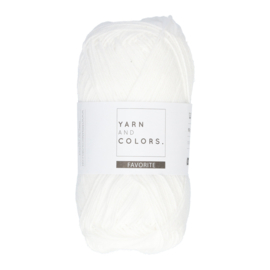 Yarn and Colors Favorite 001 White