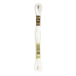 DMC Mouliné Borduurgaren 6 draads - 8 m |  BLANC