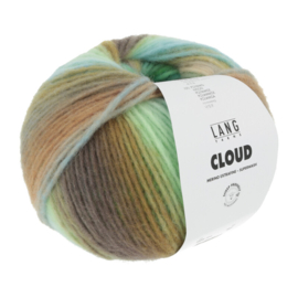 Lang Yarns Cloud | 1077.0016 | Green/turquoise/brass