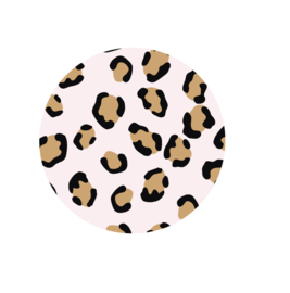 Stickers | Leopard print | Roze | 10 stuks