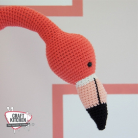 Gratis haakpatroon | Craft Kitchen | Flamingo muurhanger