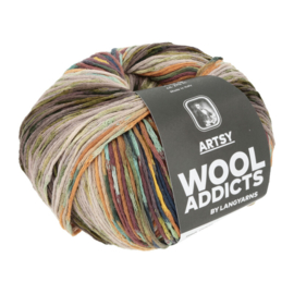 WOOLADDICTS Artsy | 1140.0006 | Olive/beige/blue