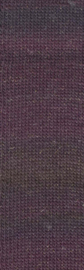 Lang Yarns Mille Colori socks & lace luxe | 859.0080 | Eggplant-gold