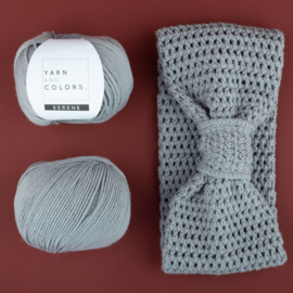 Yarn and Colors | Haakpakket | Soft Serene Headband