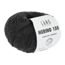 Lang Yarns Merino 150 | 197.0005 | Anthracite mélange