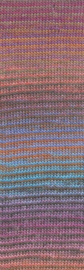Lang Yarns Mille Colori socks & lace luxe | 859.0201 | Blue/purple/brown