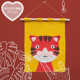 Haakpatroon wandhanger kat |klein maar fijn nr 12 | Scheepjes