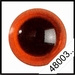 Veiligheidsoogjes | Rond | Amber transparant | 5 paar | 6 mm
