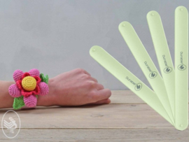 Gratis haakpatroon | Durable | Klaparmband Pretty Flower