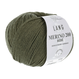 Lang Yarns Merino 200 BEBE | 71.0398 | Olive