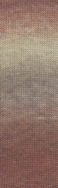 Lang Yarns Mille Colori socks & lace luxe | 859.0210 | Beige/brown/cognac
