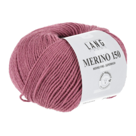 Lang Yarns Merino 150 | 197.0165 | Raspberry mélange