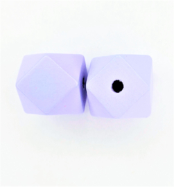 Gekleurde houten kralen | Hexagon | 2 stuk | 20 mm
