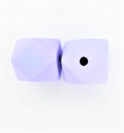 Gekleurde houten kralen | Hexagon | 2 stuk | 20 mm