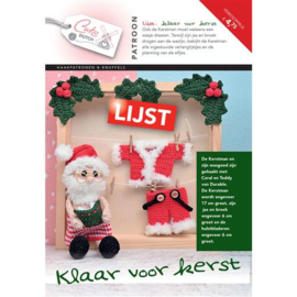 Haakpatroon Klaar voor de Kerst lijst | Afgedrukt exemplaar