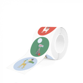 Stickers | Party animals | 10 stuks