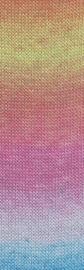 Lang Yarns Mille Colori socks & lace luxe | 859.0212 | Turquoise/pink/yellow